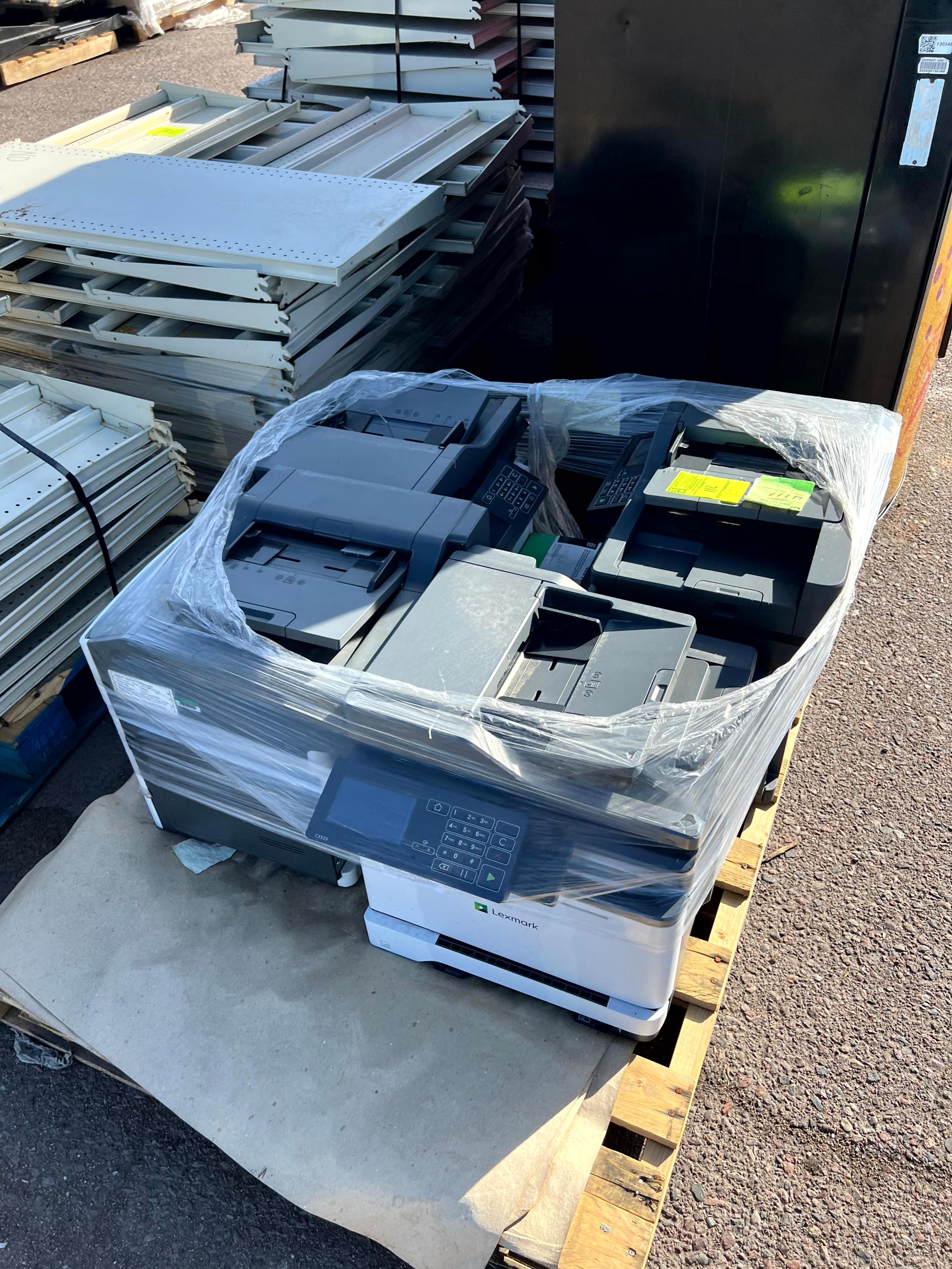 Pallet of Lexmark Printers