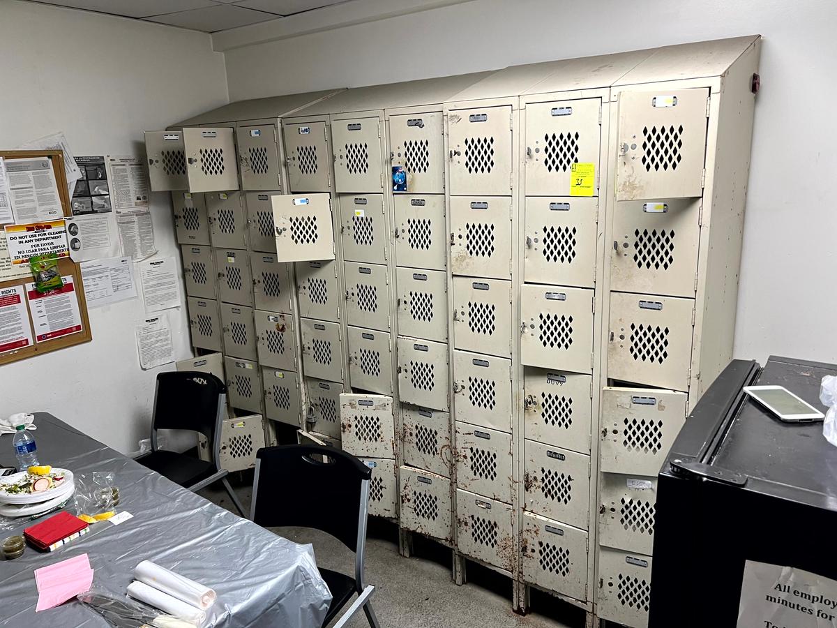 54 Doors of Employee Lockers