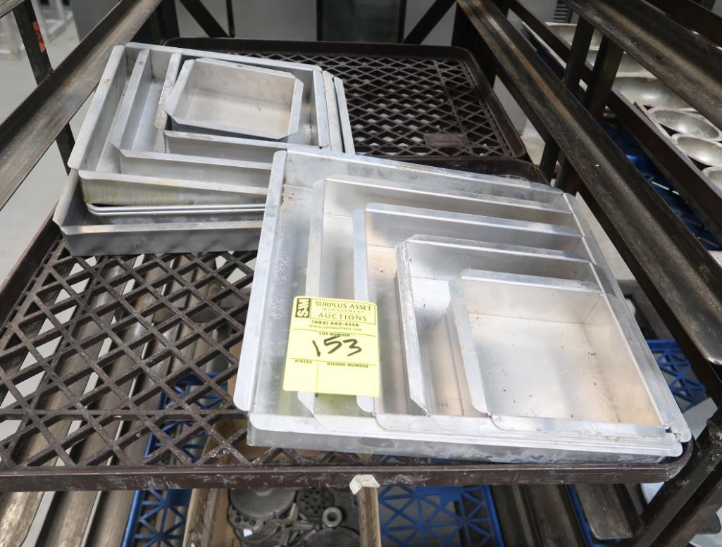 assorted aluminum pans