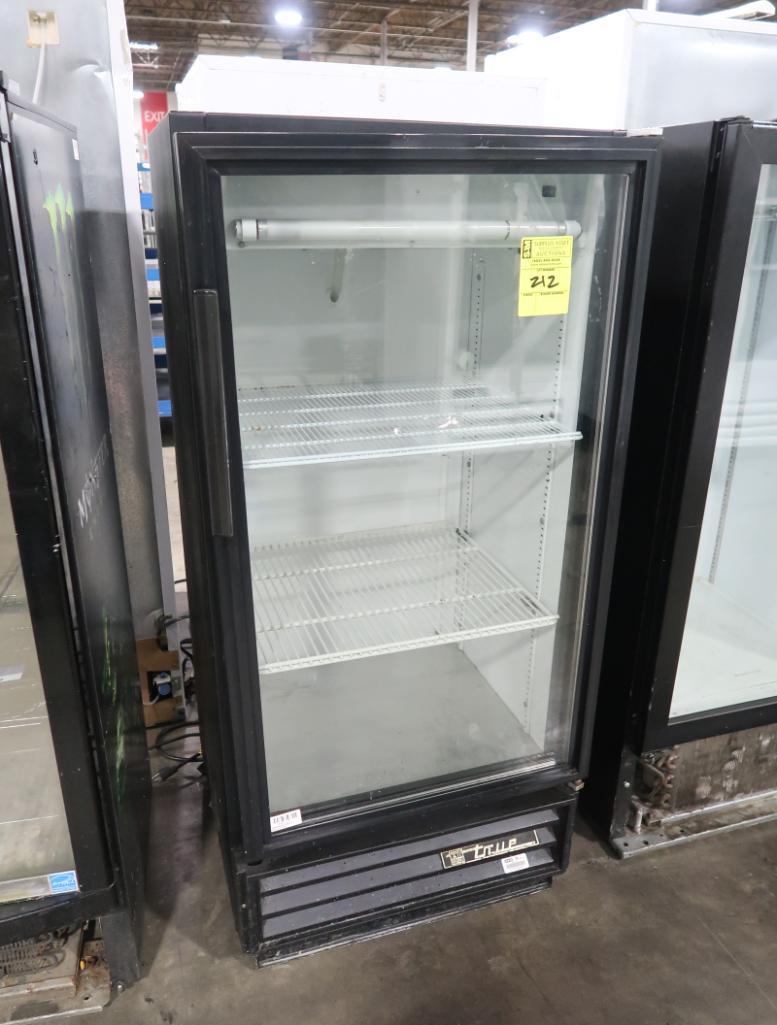 True glass door refrigerated merchandiser