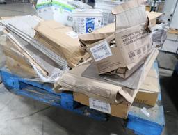 pallet of tile & grout