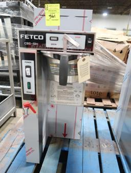 Fetco coffee brewer, new