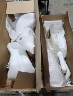 pallet of mannequins