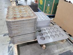 pallet of cupcake & muffin pans