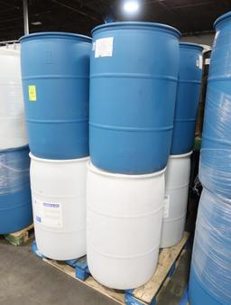 plastic barrels