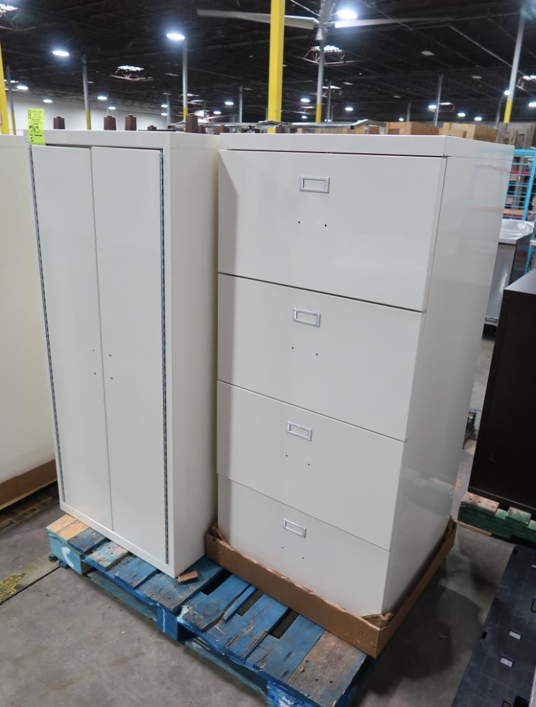 metal cabinet & drawer set