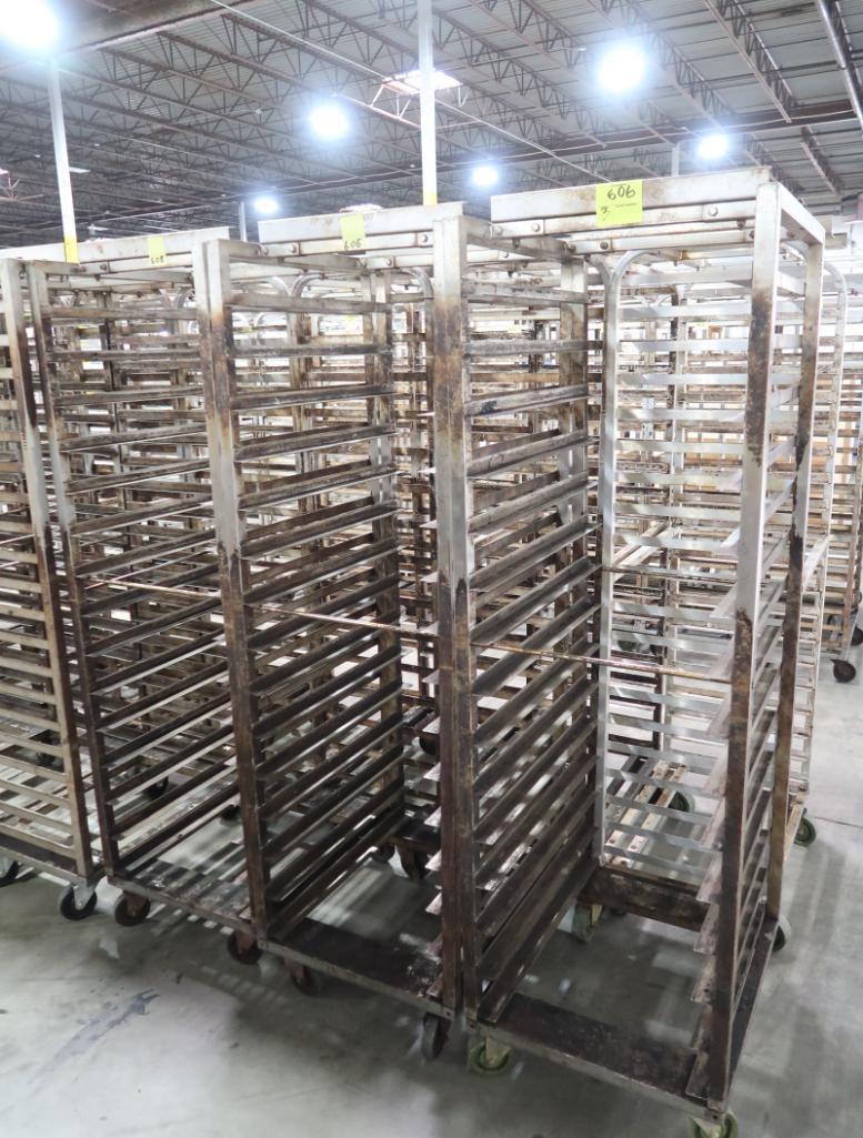 oven racks, on casters