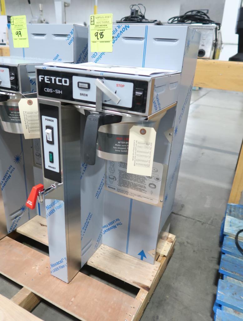 Fetco coffee brewer, new