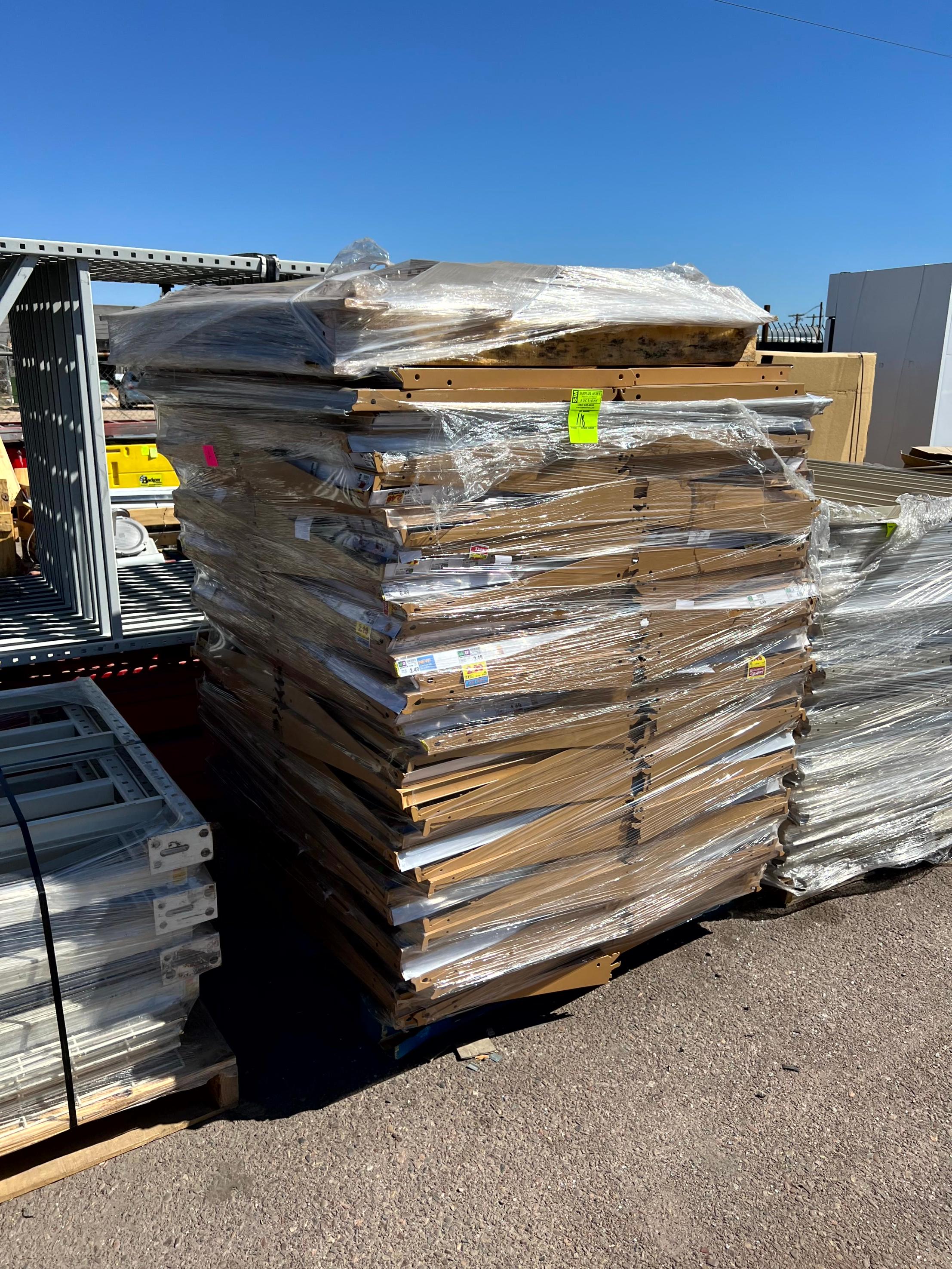 Pallet of Lozier Shelves and Decks