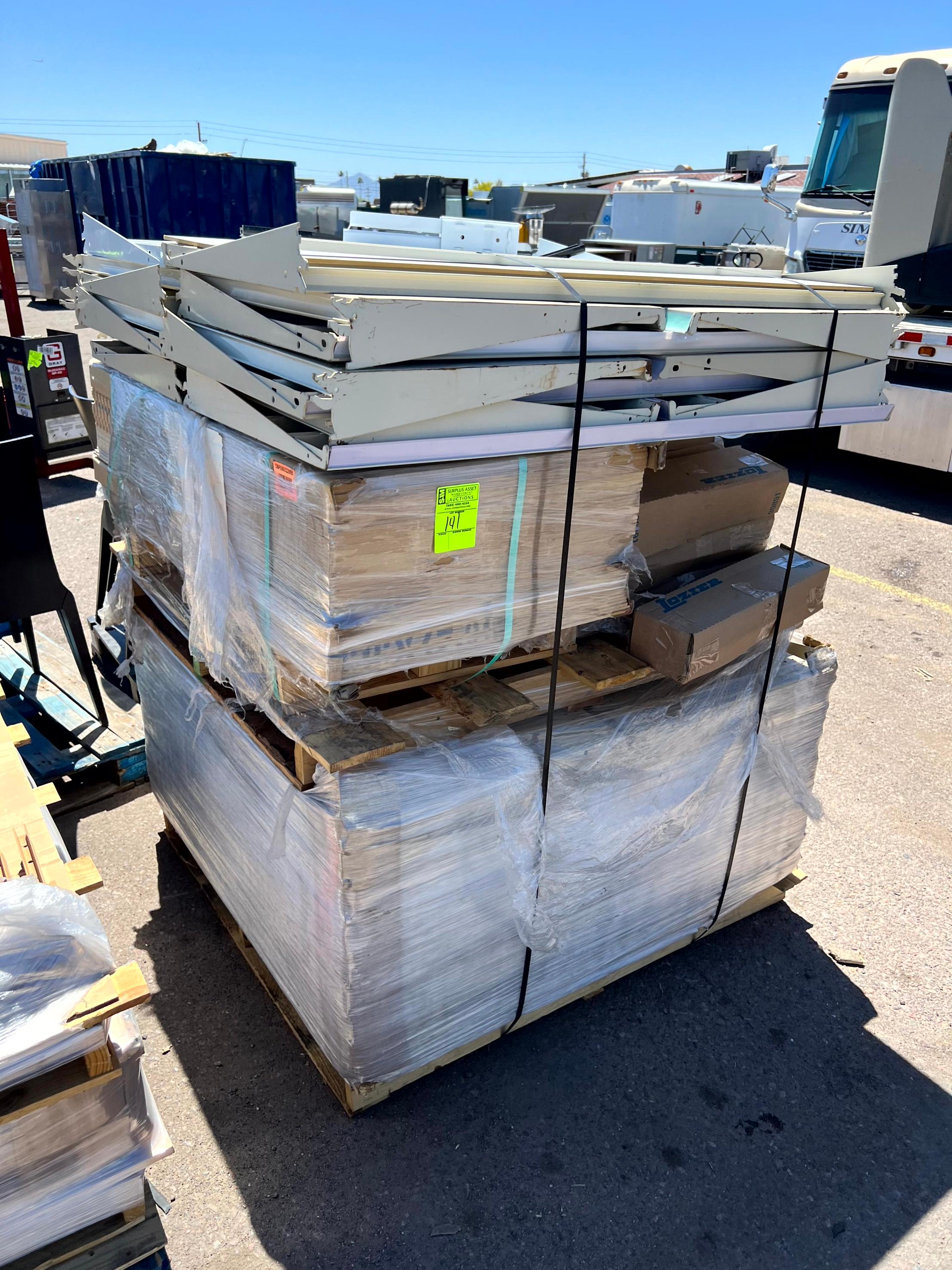 Pallet of Lozier and Madix Shelving