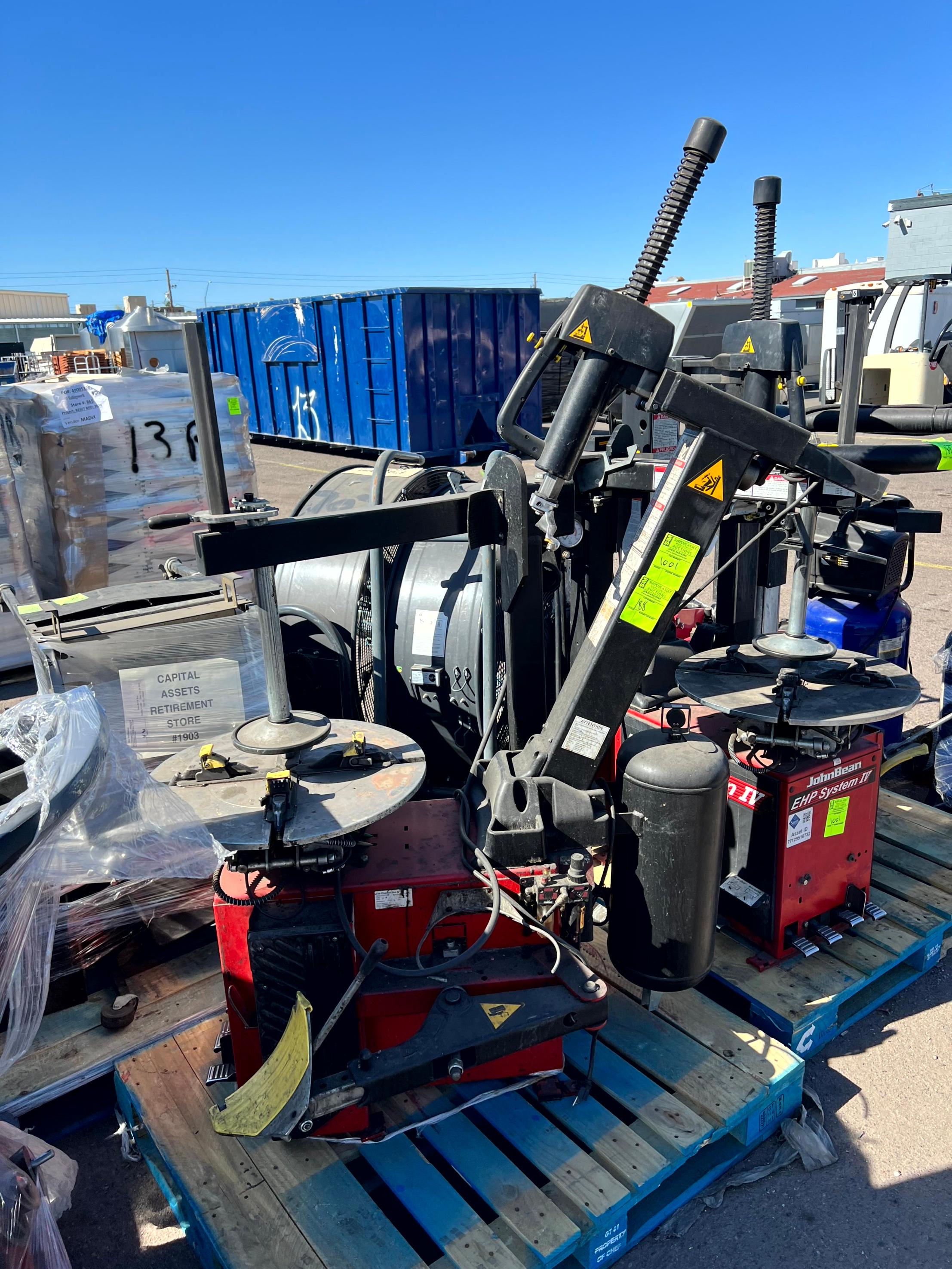 John Bean Tire Changer