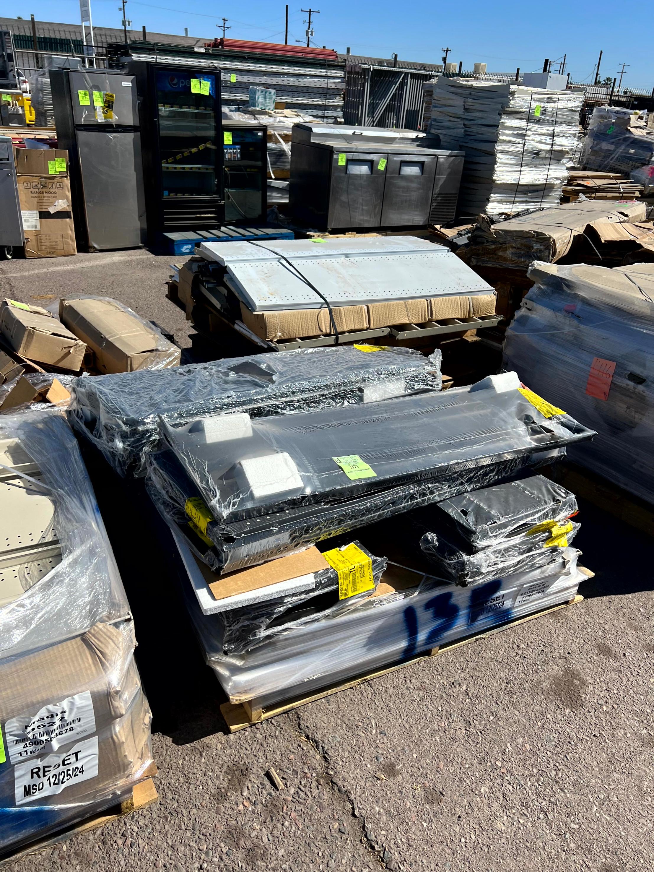 Pallet of Madix Shelving