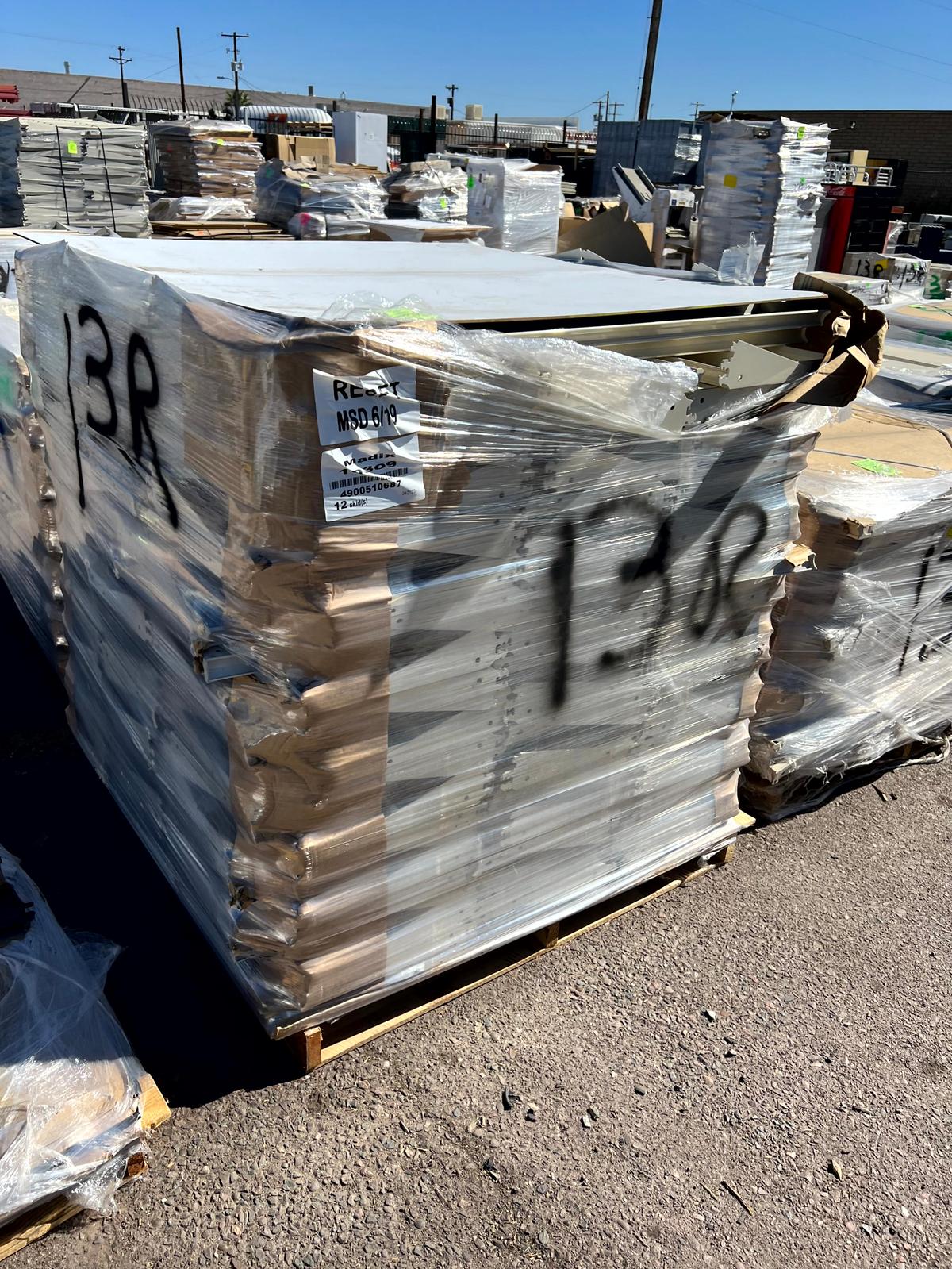 Pallet of Madix Shelving