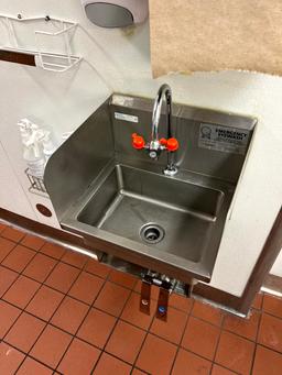 Stainless Hand Sink w/ Paper Towel, Soap Dispenser