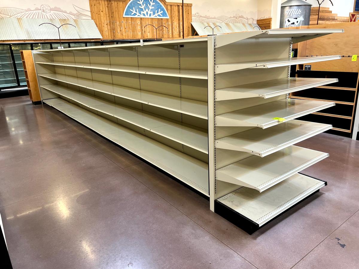 36ft Run of Lozier Shelving