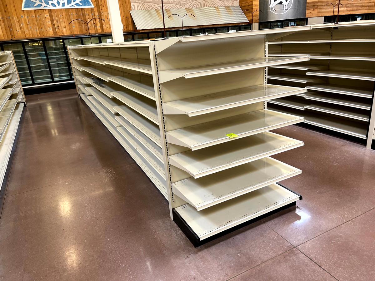 36ft Run of Lozier Shelving