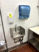 Stainless Hand Sink w/ Paper Towel, Soap Dispenser