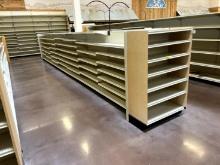 34ft Run of Lozier Shelving