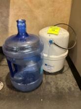 Reverse Osmosis Tank And 5 Gallon Water Jug