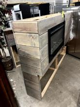 Double Side Electric Fireplace