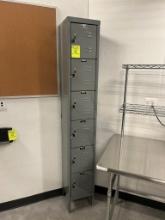 Hallowell 6 Unit Employee Locker System