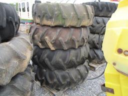 (4) Pivot Tires and Rims
