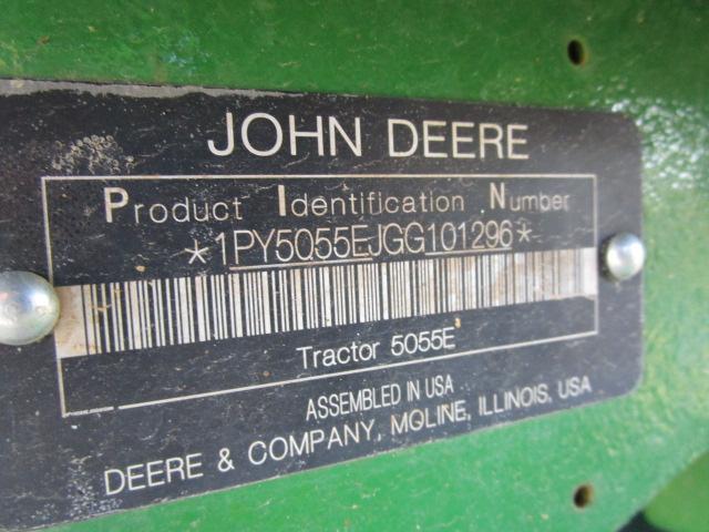 2016 JOHN DEERE 5055E