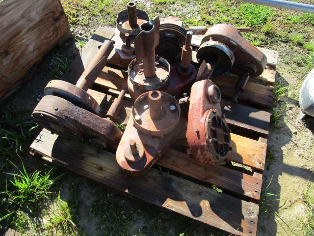 Pallet of Grain Auger Gear Reducers