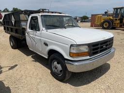 1995 Ford F-350 XL Flatbed Truck