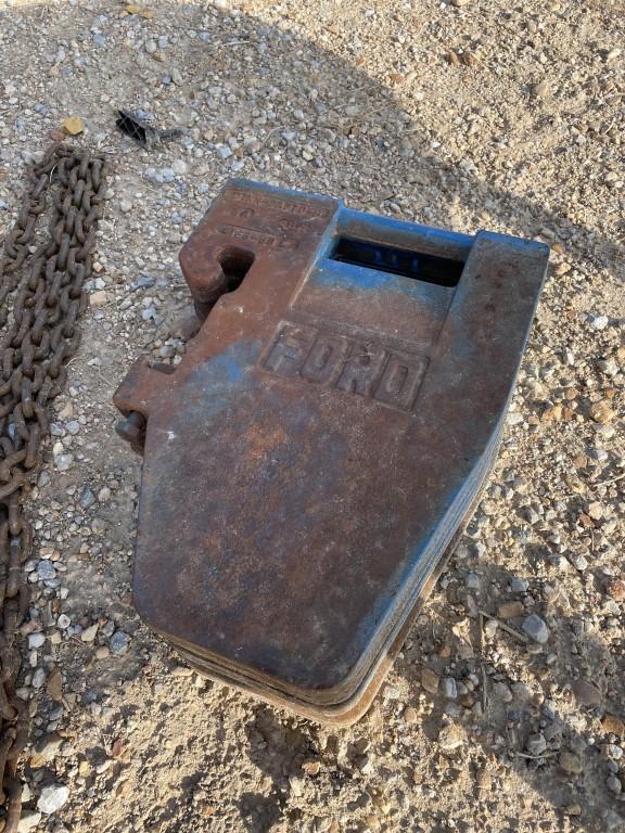 (4) Ford Tractor Weights