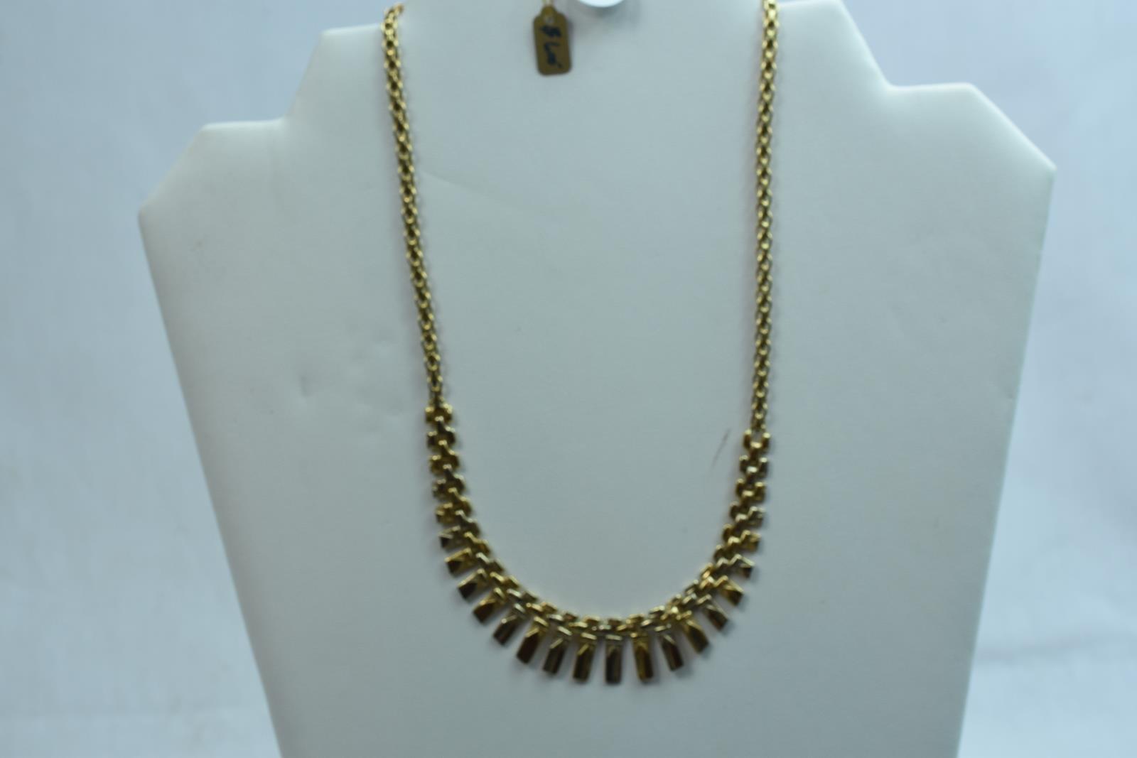 14KT GOLD NECKLACE 11.8 GTW, $600.00 RETAIL VALUE