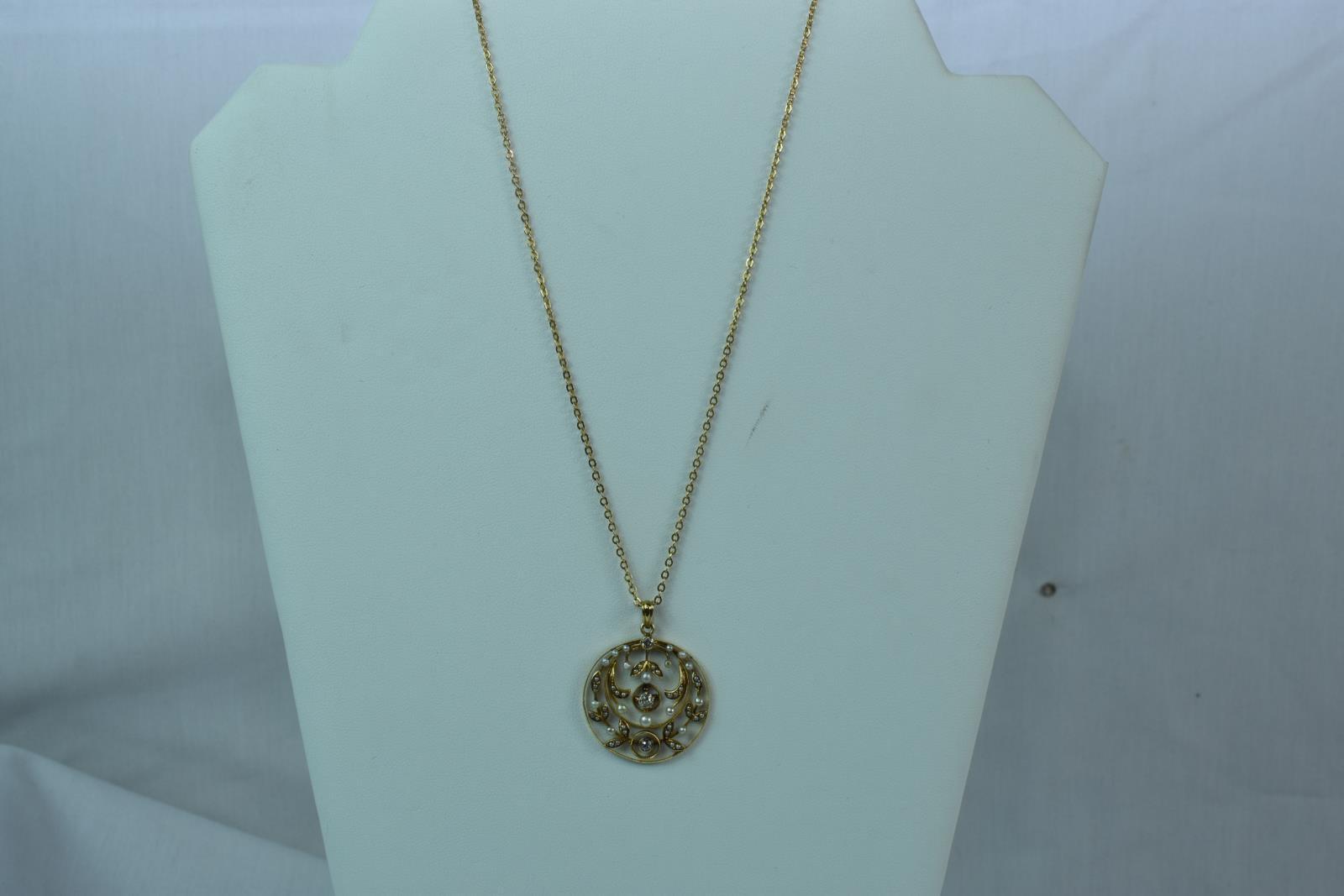 2-14KT GOLD NECKLACE 9 GTW