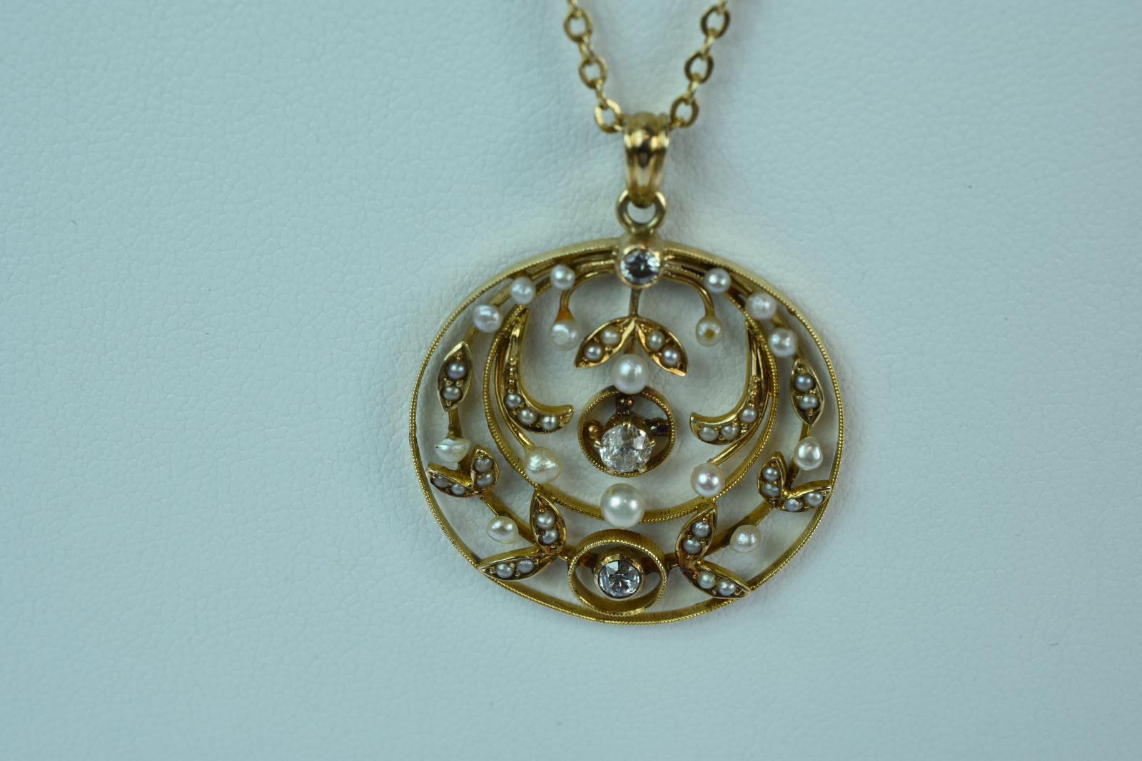 2-14KT GOLD NECKLACE 9 GTW