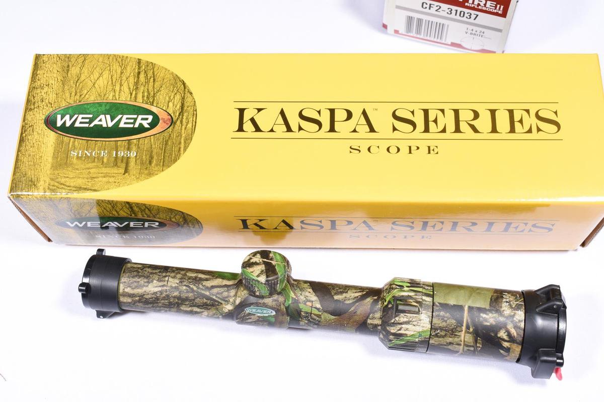 WEAVER KASPA MODEL 849848 1-4X24MM MOSSY OAK OBSESSION