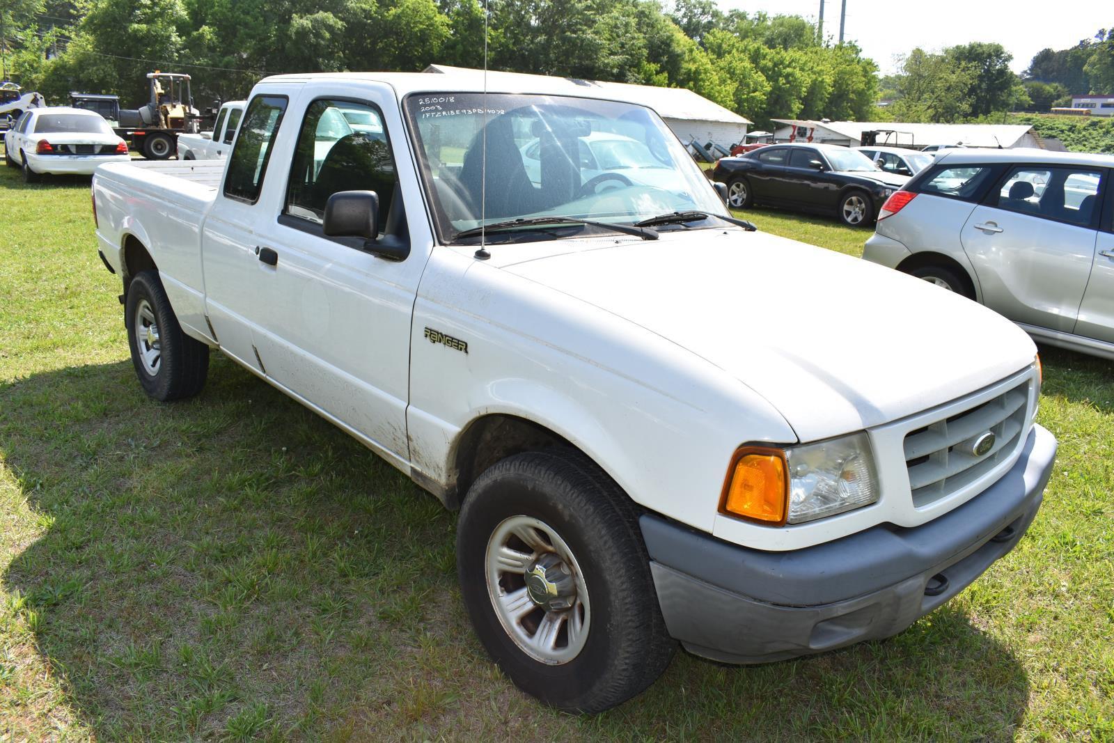 2003 FORD RANGER 4X4  1FTZR15E93PB14078,  MILEAGE 191491, CONDITION UNKNOWN