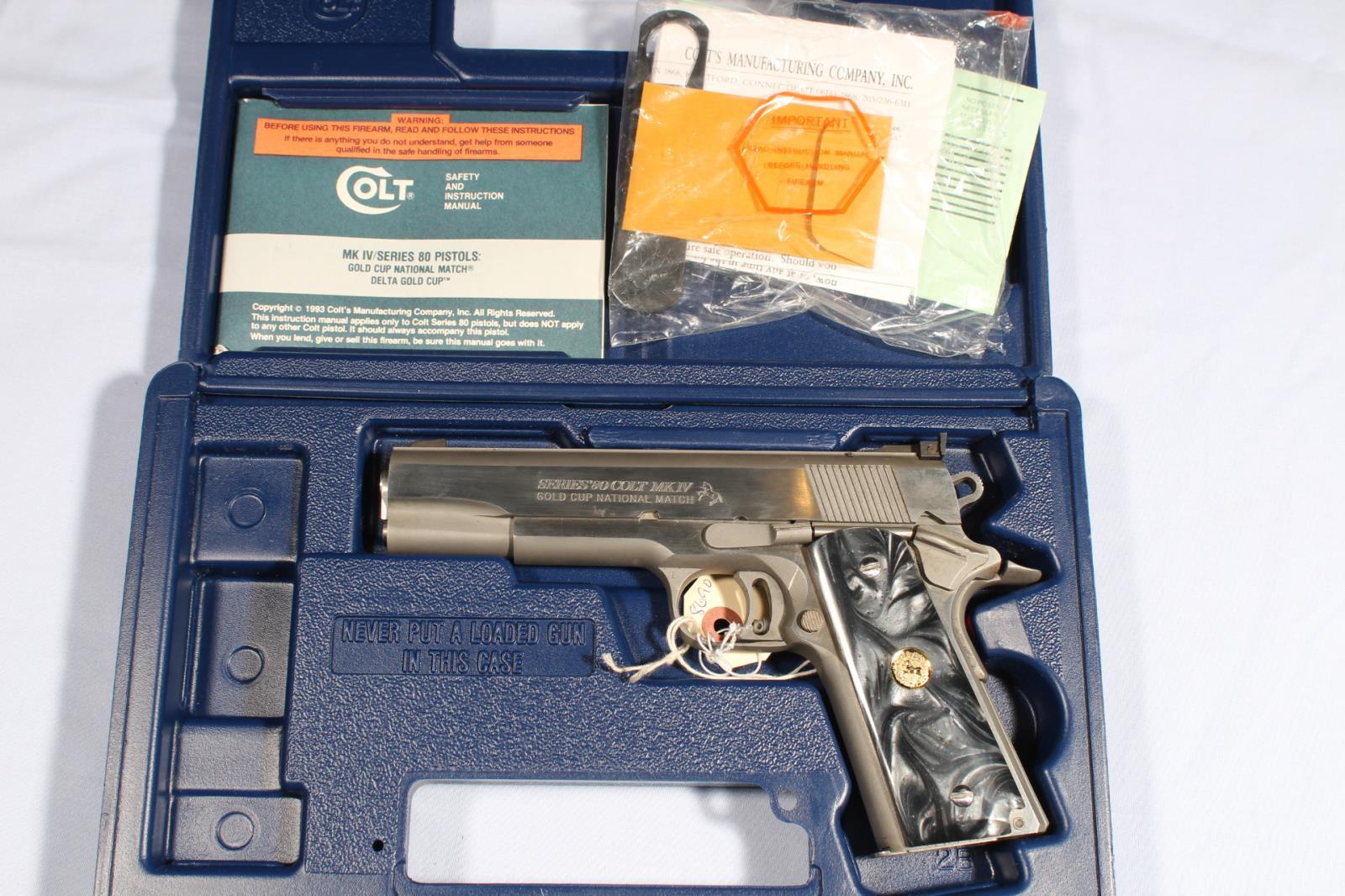 COLT 1911 GOLD CUP NATIONAL MATCH SERIES 80,