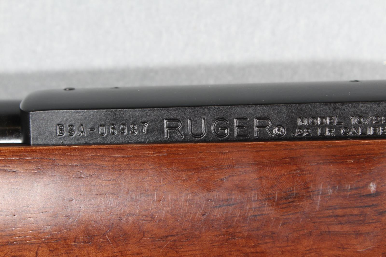 RUGER 10/22, SN BSA-06937,