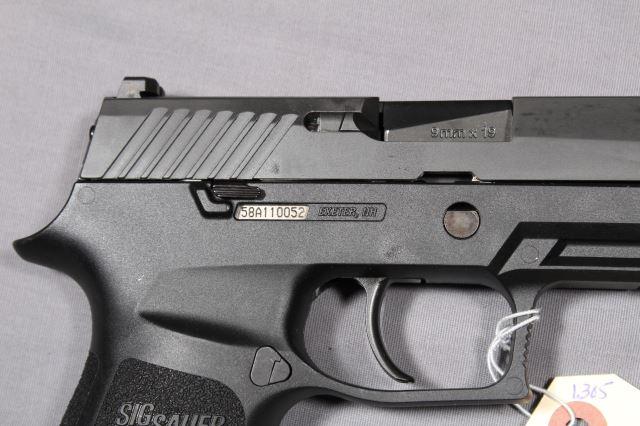 SIG SAUER P320 TACOPS, S N58A110052,