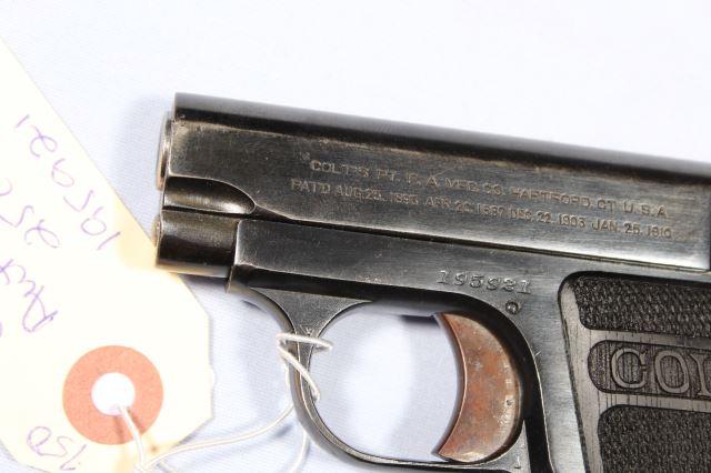 COLT AUTOMATIC POCKET, SN 195921,