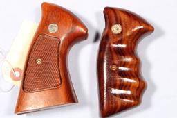 2 SETS OF SMITH WESSON WOOD GRIPS