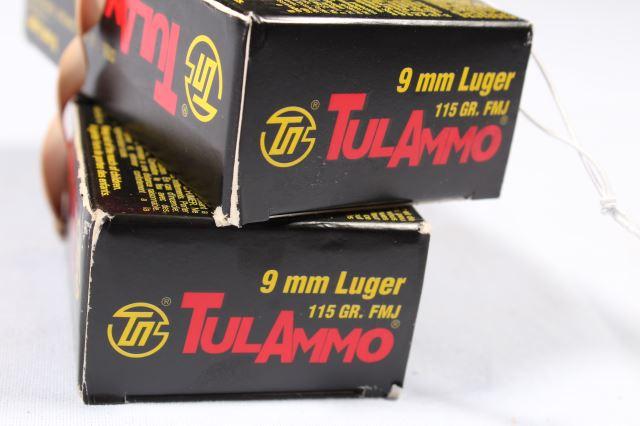 100 ROUNDS 9MM TULAMMO