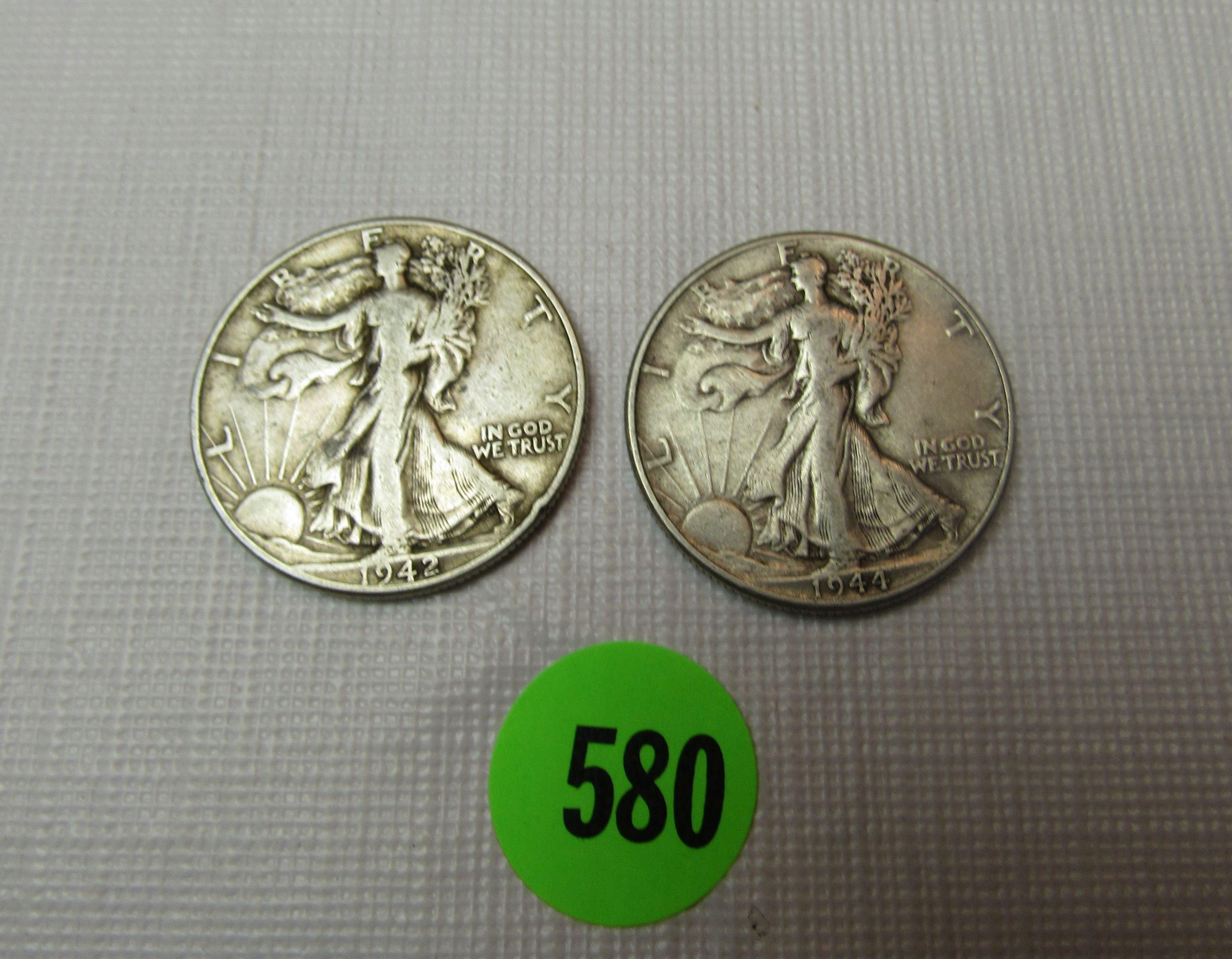 Walking Liberty half dollars