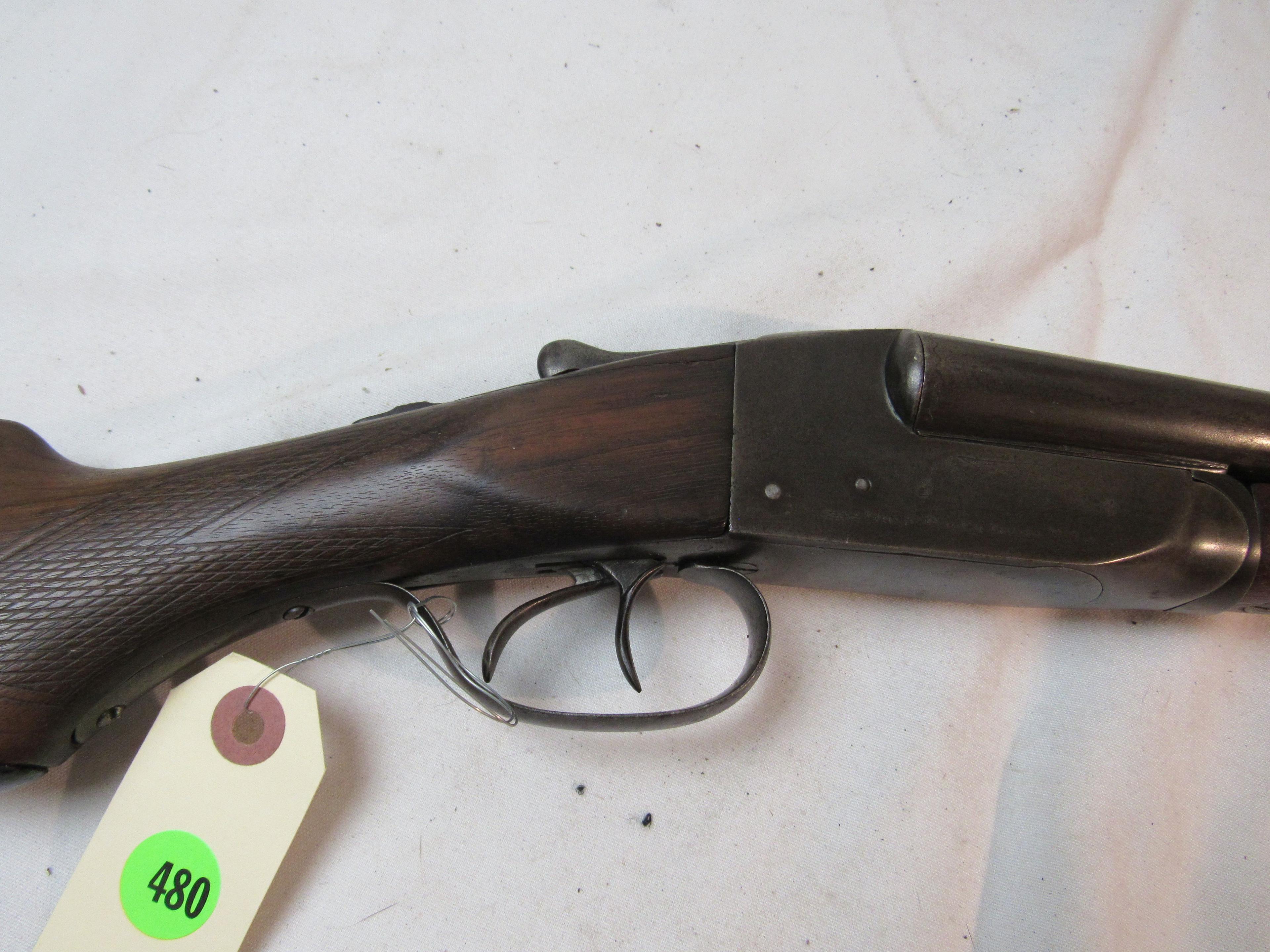 Ithica NY 20 gauge double barrrel double trigger shotgun very good condition