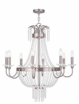 Livex Lighting Valentina 8 Light Chandelier 51848