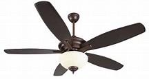 Craftmade 52" Fan 3-speed reversible, light kit included #CN52