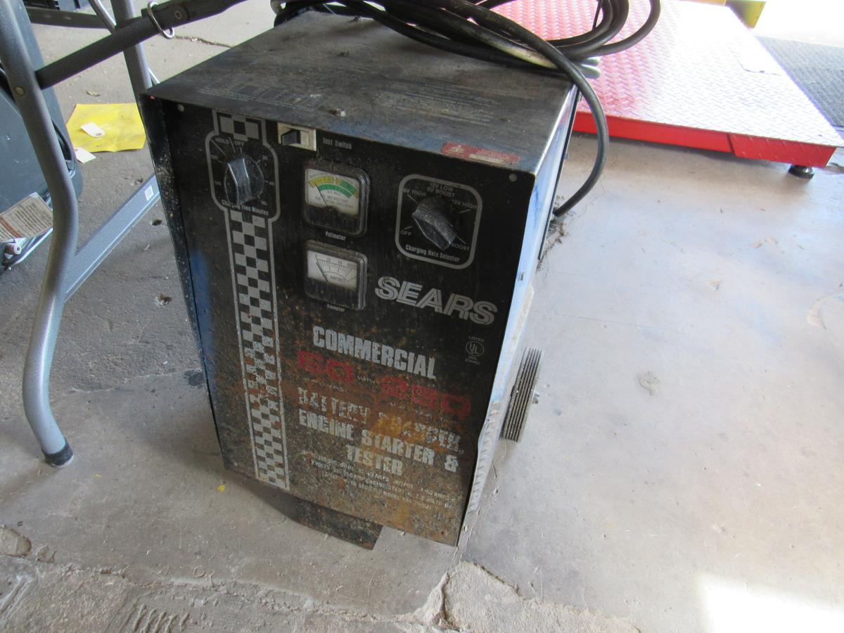 Sears commercial 60amp engine starter and tester battery charger