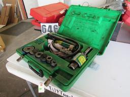 GREENLEE 7506 1/2" - 2" CONDUIT SIZE SLUG-SPLITTER KNOCKOUT PUNCH KIT