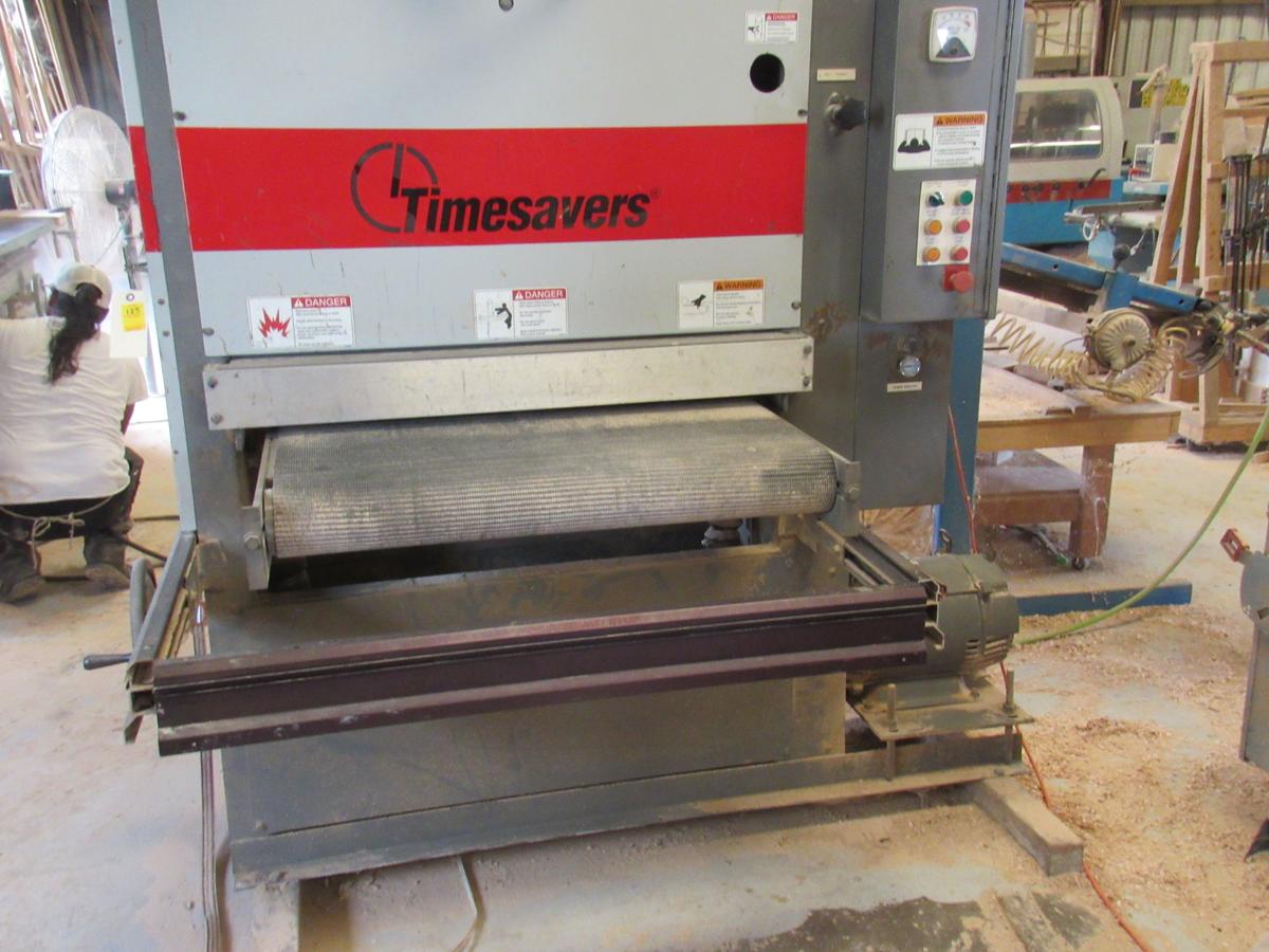 Timesaver wide sanding machine model 137 1HD60 36" x 60" belt