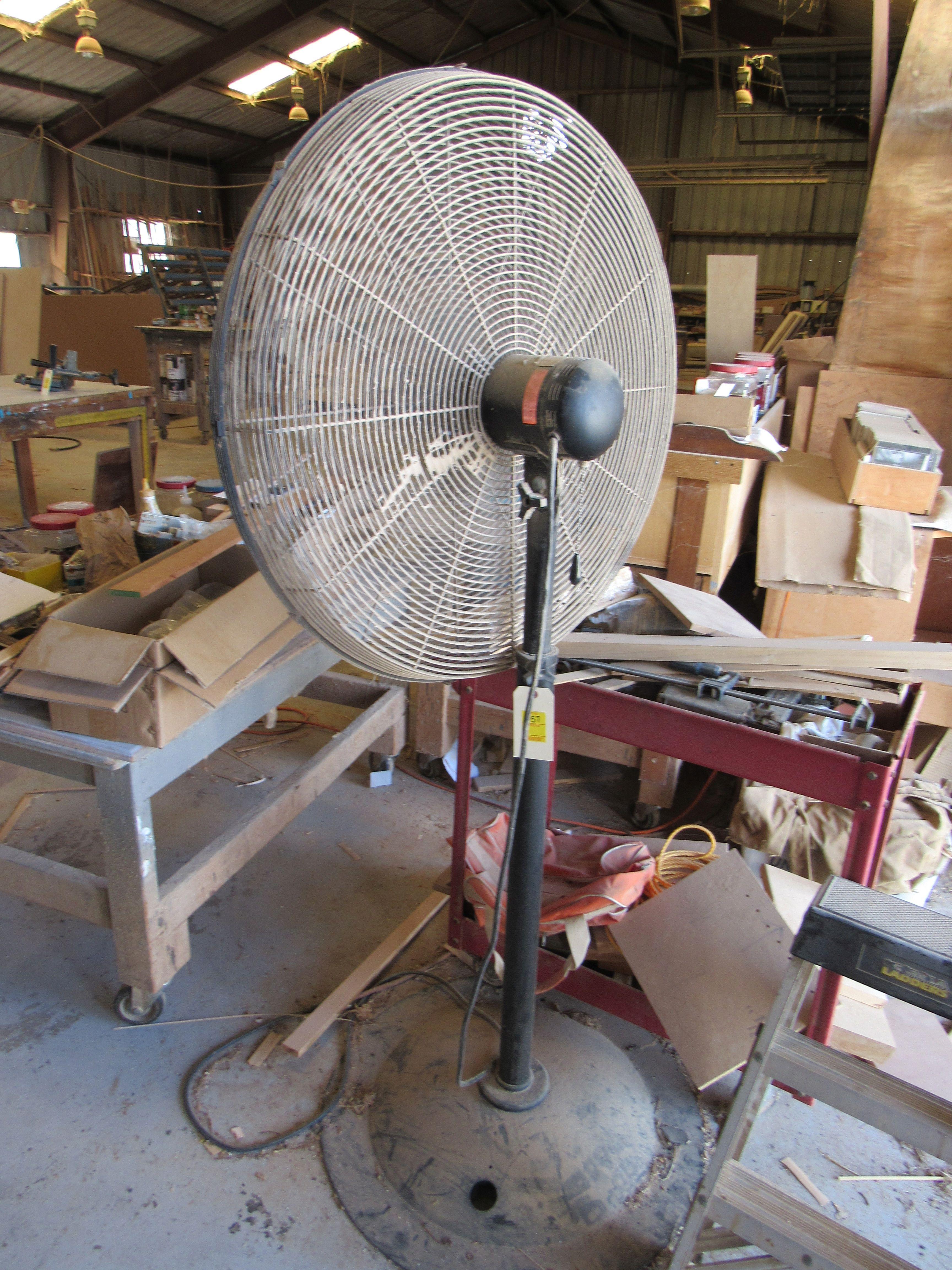 pedestal shop fan