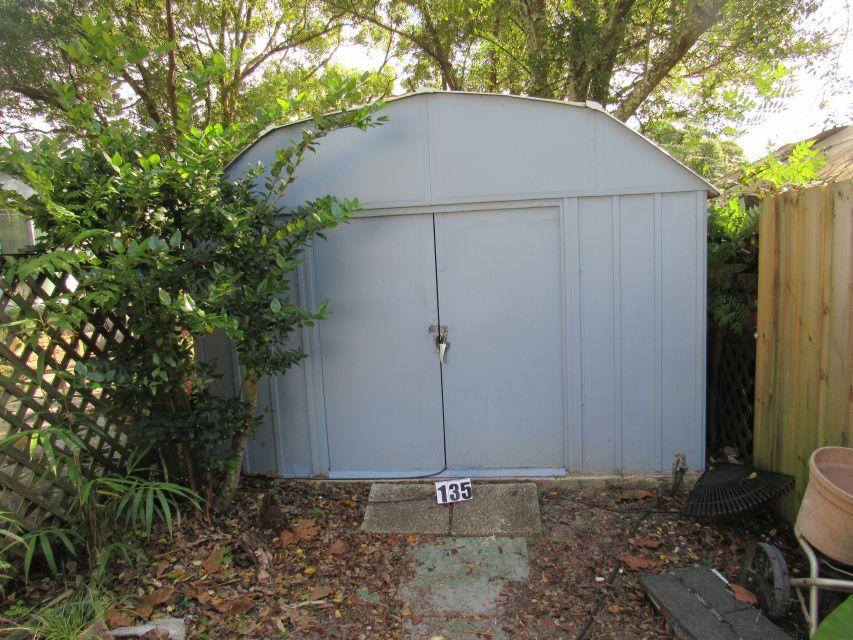 8x10 metal storage building (buyer disassembly required)